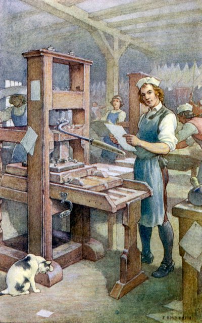Ho iniziato a lavorare alla stampa da Elmer Boyd Smith