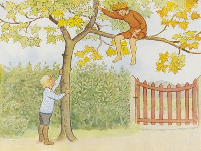 Lasse il Piccolo in giardino 1923 001 da Elsa Beskow