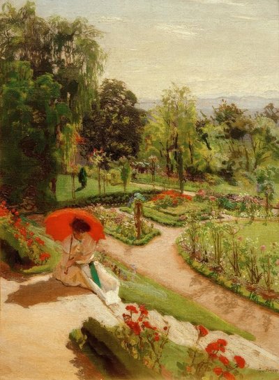 Ombrello rosso da Emanuel A. Petersen