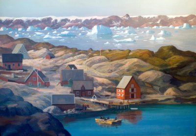 Jakobshavn da Emanuel A. Petersen