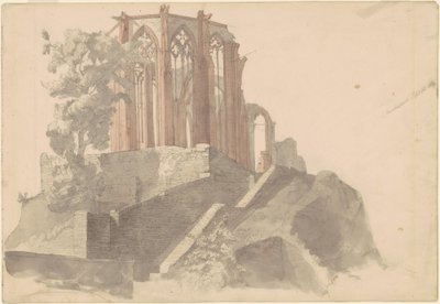 Rovine della Cattedrale, Bacharach da Emanuel Gottlieb Leutze
