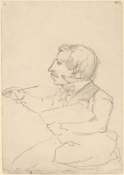 Eastman Johnson che disegna da Emanuel Gottlieb Leutze