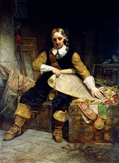 Oliver Cromwell da Emanuel Gottlieb Leutze