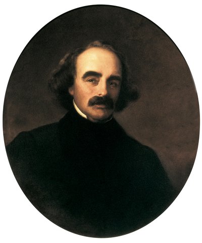 Ritratto dello scrittore americano Nathaniel Hawthorne da Emanuel Gottlieb Leutze