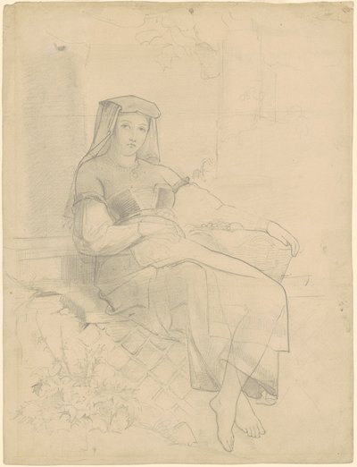 Donna reclinata da Emanuel Gottlieb Leutze