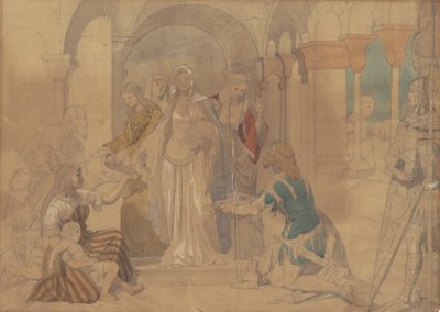 Studio di cortigiane da Emanuel Gottlieb Leutze