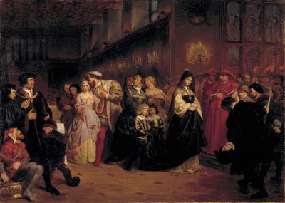 Il corteggiamento di Anna Bolena da Emanuel Gottlieb Leutze
