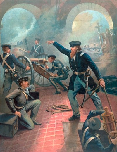 Ulysses S. Grant nella guerra messicano-americana da Emanuel Gottlieb Leutze