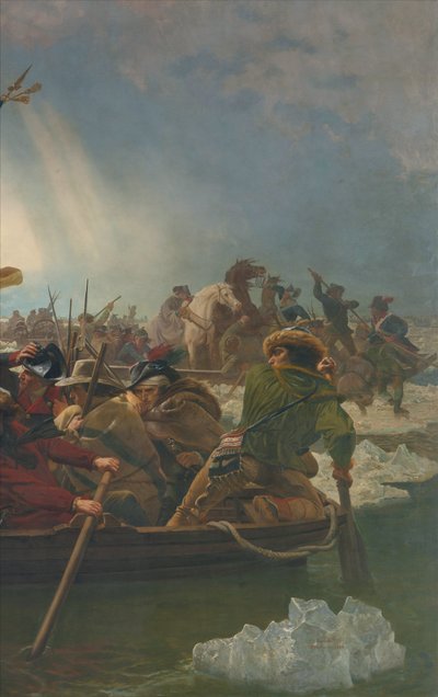 Washington attraversa il fiume Delaware, 25 dicembre 1776 da Emanuel Gottlieb Leutze