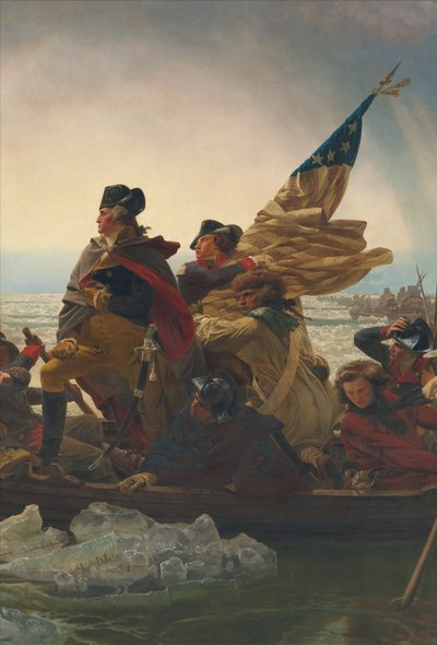 Washington attraversa il fiume Delaware, 25 dicembre 1776 da Emanuel Gottlieb Leutze