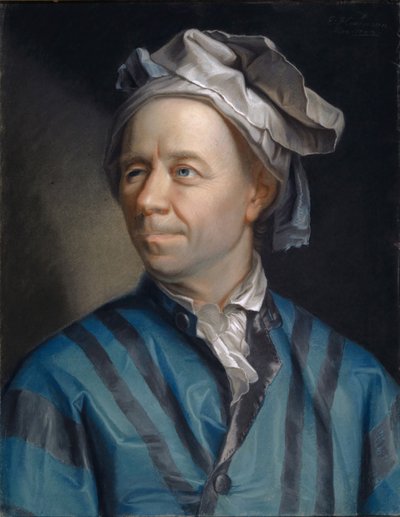 Ritratto del matematico Leonhard Euler, 1753 da Emanuel Handmann