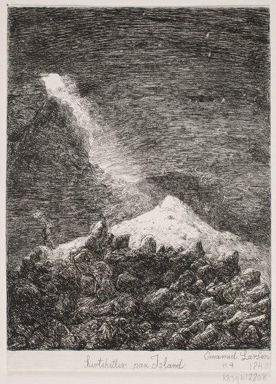 Surtshellir in Islanda da Emanuel Larsen