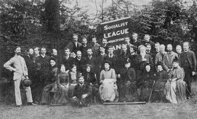 William Morris e la Lega Socialista di Hammersmith, c.1885 da Emery Walker