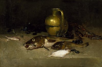Natura morta con pesce, 1897 da Emil Carlsen