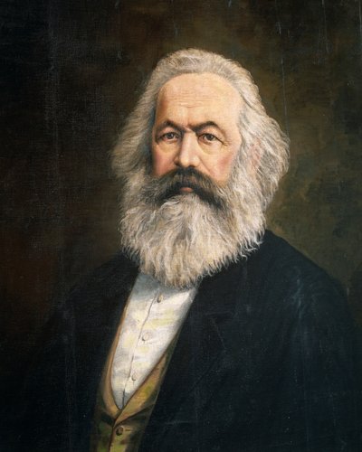 Ritratto di Karl Marx da Emil Dreyer