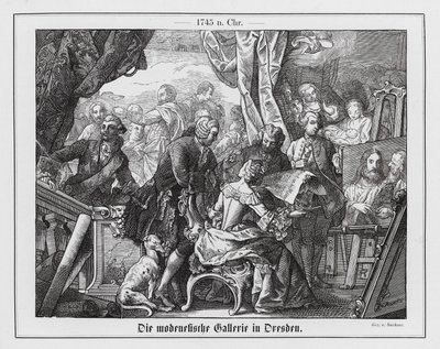 La galleria alla moda di Dresda da Emil Eugen Sachsse