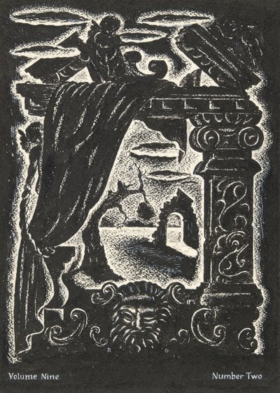 Senza titolo (Design per copertina di rivista: motivo ornamentale) da Emil Ganso