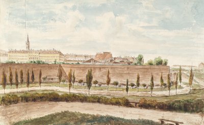 La bastione degli Agostiniani a Vienna da Emil Hütter