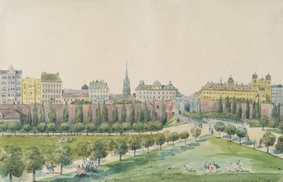 La Stubenbastei e lo Stubentor a Vienna da Emil Hütter