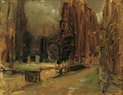 Il cimitero di Gravosa presso Ragusa (Studio per Pax) da Emil Jakob Schindler