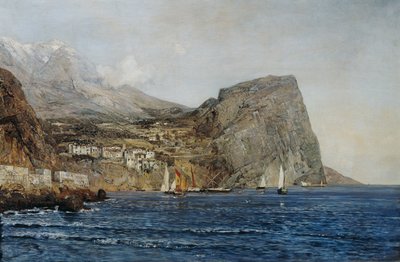 Paesaggio costiero in Dalmazia da Emil Jakob Schindler