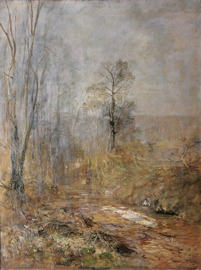 Atmosfera di marzo - Inizio primavera nel Wienerwald da Emil Jakob Schindler