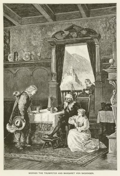 Werner il trombettiere e Margaret von Sackingen da Emil Limmer