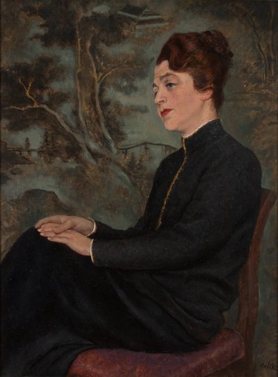 Ritratto di donna da Emil Orlik