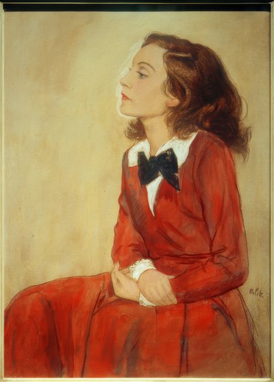 Elisabeth Bergner, Ritratto da Emil Orlik