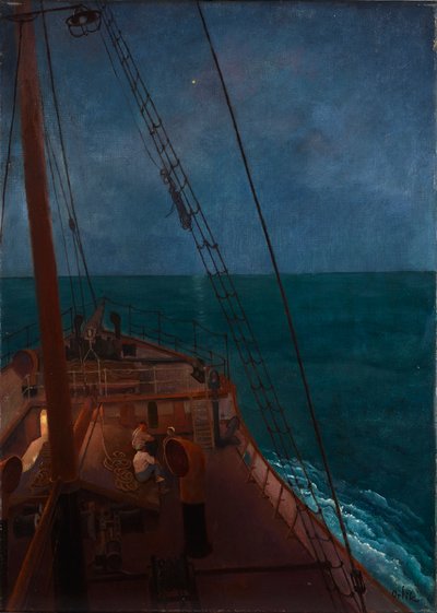 Navigazione notturna nel Mediterraneo da Emil Orlik