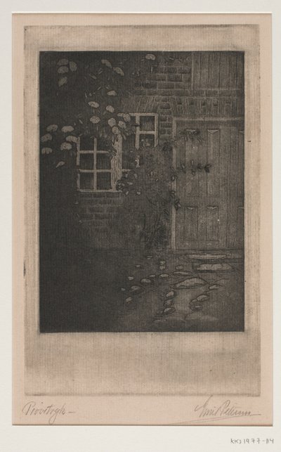Husmur con fiori da Emil Petersen