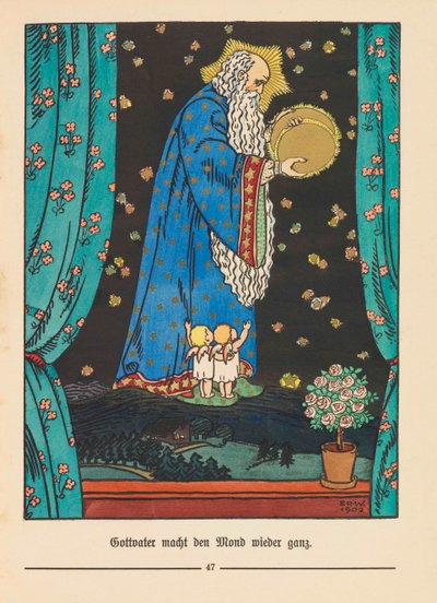 Illustrazione per Der Buntscheck di Richard Dehmel da Emil Rudolf Weiss