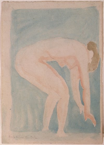 Studio di un nudo da Emile Antoine Bourdelle