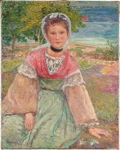 Giovane bretone da Emile Alfred Dezaunay