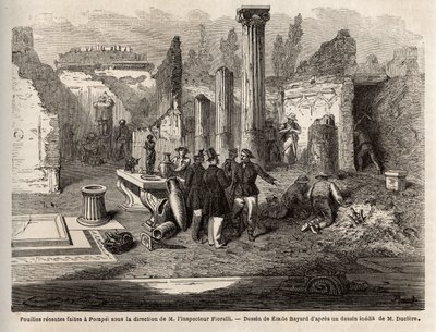 Gli scavi di Pompei, sotto la direzione dell