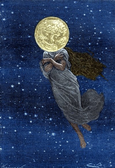 Incisione di Emile Bayard del libro di Jules Verne 
