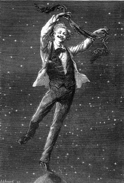 Illustrazione del romanzo di Jules Verne 