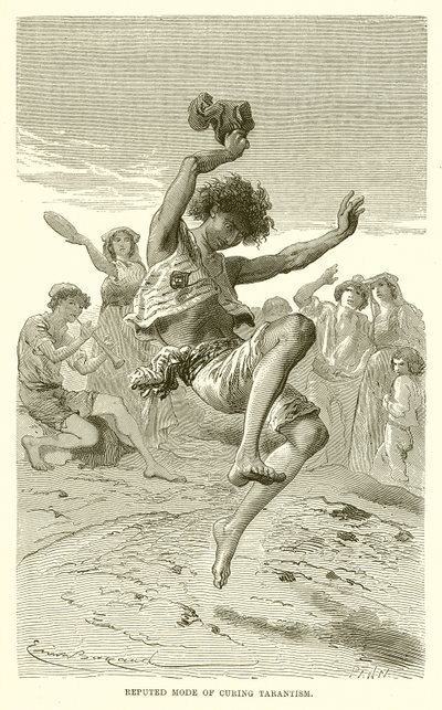 Metodo reputato di cura del tarantismo da Emile Antoine Bayard