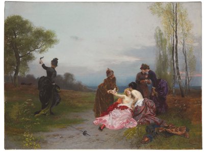 La riconciliazione, 1884 da Emile Antoine Bayard
