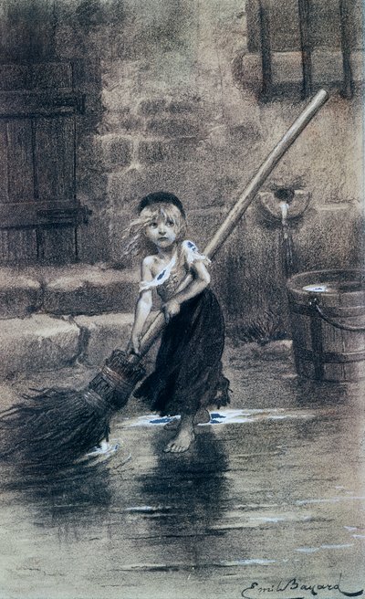 Giovane Cosette da Emile Antoine Bayard