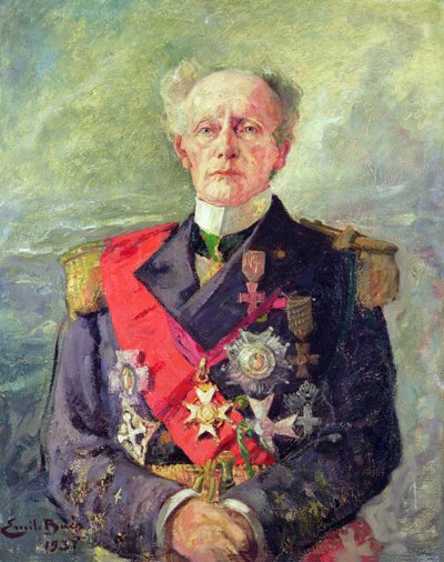 Emile Paul Guépratte (1856-1939), viceammiraglio da Emile Baes