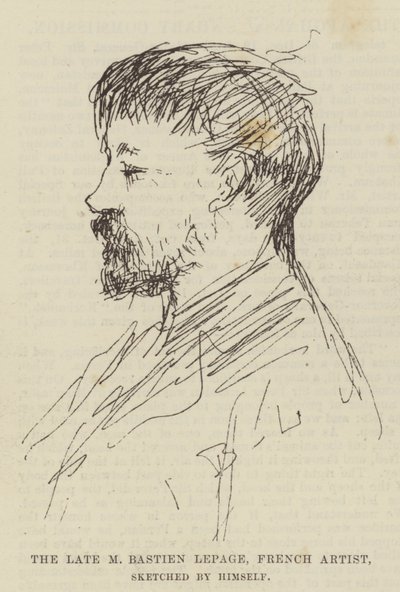Il defunto M Bastien Lepage, artista francese da Emile Bastien Lepage