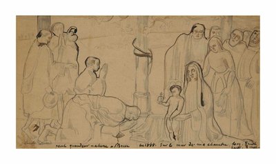 Adorazione dei pastori da Emile Bernard