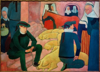 Il mercato dei maiali da Emile Bernard