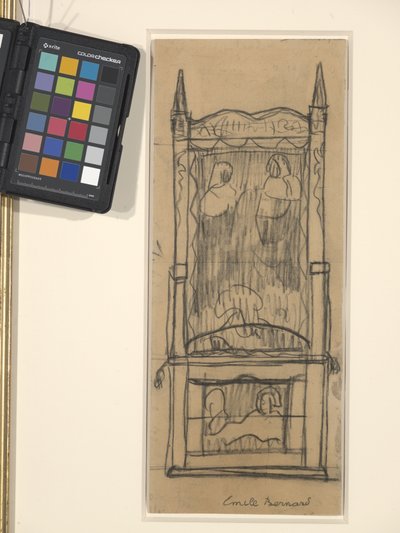 Progetto per un mobile/sedia da Emile Bernard