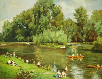 Bordo della Marna da Emile Bernard