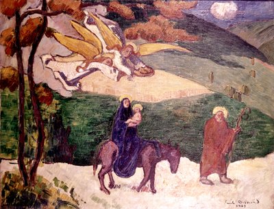 Fuga in Egitto da Emile Bernard
