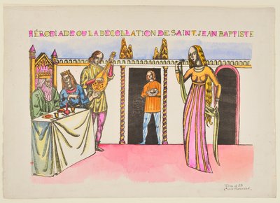 Erodiade o la decollazione di San Giovanni Battista da Emile Bernard
