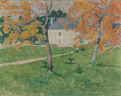 Casa tra gli alberi - Pont-Aven da Emile Bernard