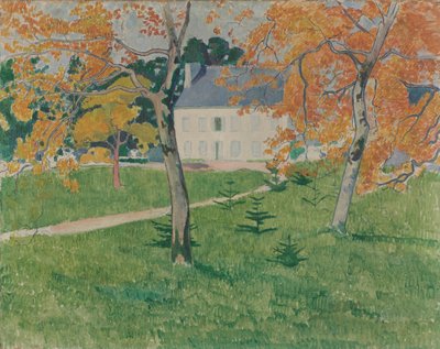Casa tra gli alberi. Pont-Aven, 1888 da Emile Bernard